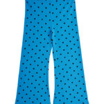 Mini Rodini Bukser - Flared - Polka Dots - Blå