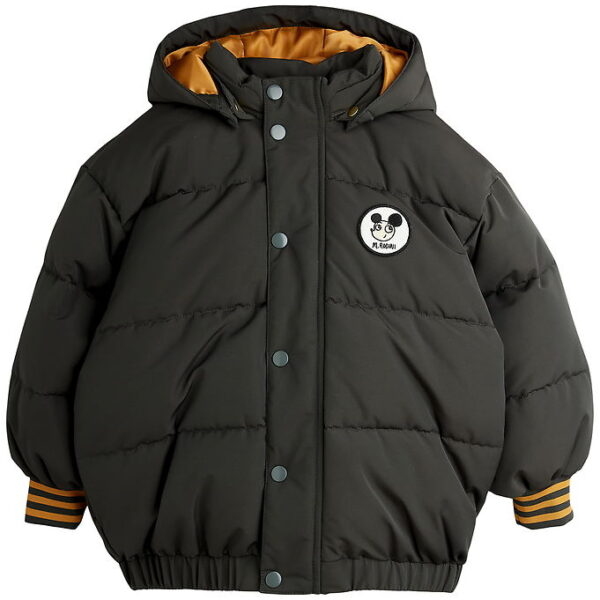 Mini Rodini Dynejakke - Ritzratz Patch Puffer - Sort
