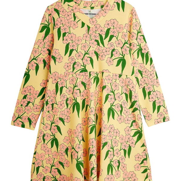Mini Rodini Kjole - Alpine Flowers - Gul