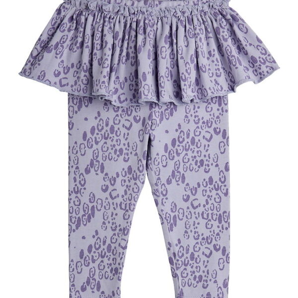 Mini Rodini Leggings - Leopard - AOP - Purple