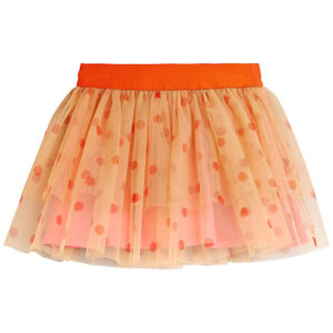 Mini Rodini Nederdel - Tyl - Pink m. Prikker