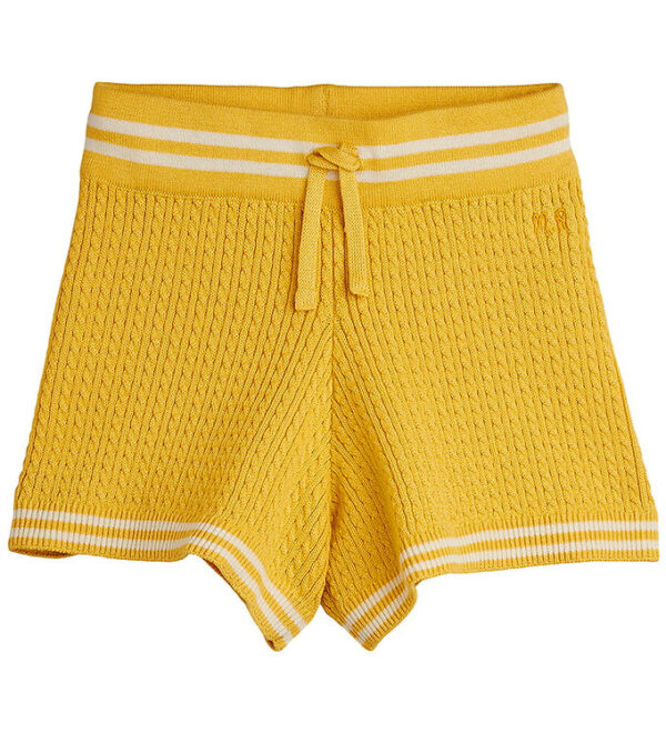 Mini Rodini Shorts - Strik - Gul