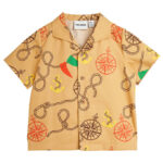 Mini Rodini Skjorte - Nautical Aop - Beige