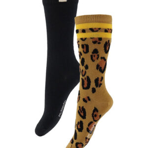 Mini Rodini Strømper - 2-pak - Basic Leopard - Multi