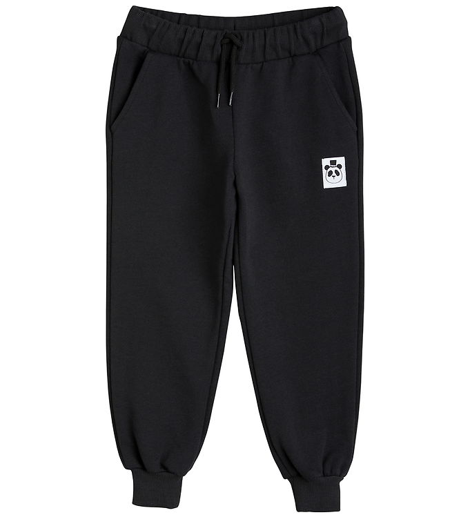 Mini Rodini Sweatpants - Basic Solid - Sort Mini Rodini Sweatpants - Basic Solid - Sort