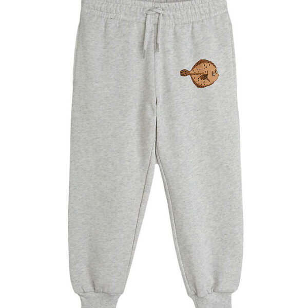 Mini Rodini Sweatpants - Flundra - Gråmeleret
