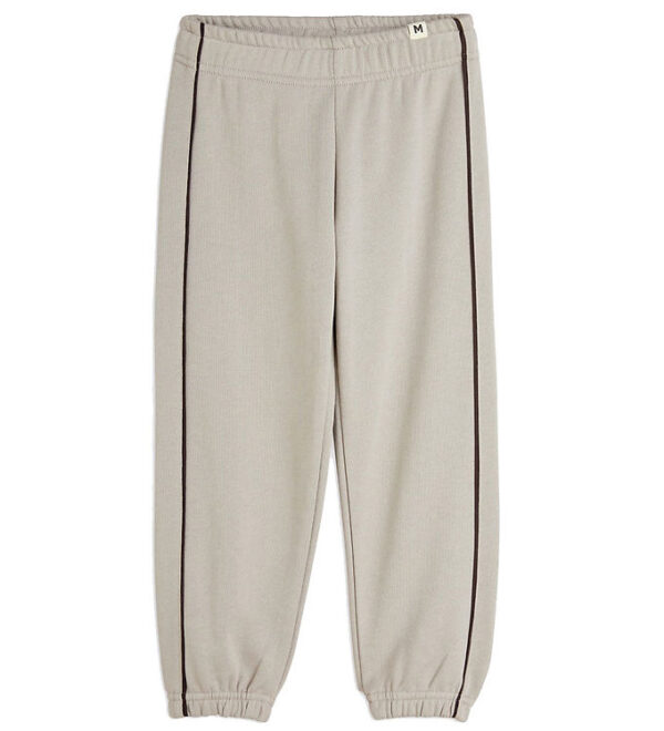 Mini Rodini Sweatpants - Plain Piping - Grey Mini Rodini Sweatpants - Plain Piping - Grey