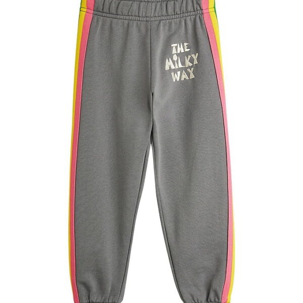 Mini Rodini Sweatpants - The Milky Way Rainbow - Grå