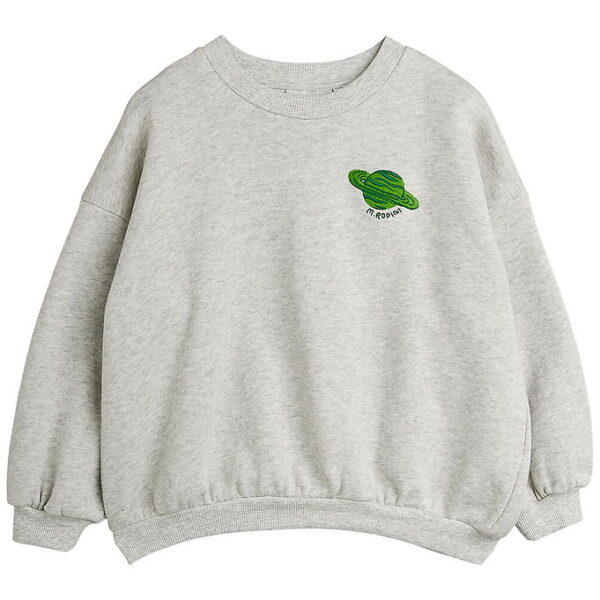Mini Rodini Sweatshirt - Planet - Grey Melange