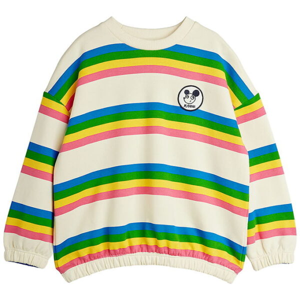 Mini Rodini Sweatshirt - Ritzratz Stripe - Multifarvet