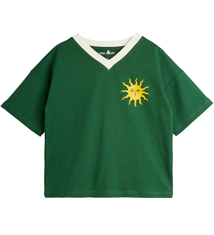 Mini Rodini T-shirt - Grøn m. Sol
