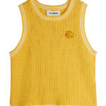 Mini Rodini Tanktop - Strik - Gul