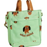 Mini Rodini Taske - Doggies - Grøn
