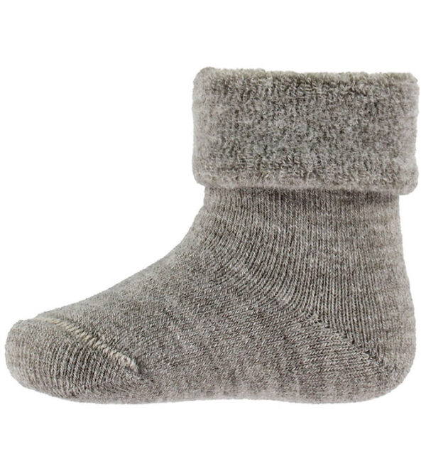 MiniPop Strømper - Uld/Polyamid - Brown Melange MiniPop Strømper - Uld/Polyamid - Brown Melange