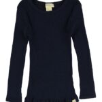 Minimalisma Bluse - Bergen - Silke/Bomuld -Dark Blue