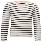 Minimalisma Bluse - Rib - Silke/Bomuld - Bardot - Sailor