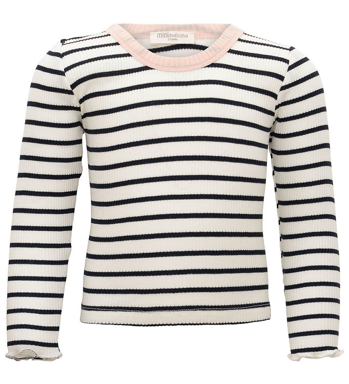 Minimalisma Bluse - Rib - Silke/Bomuld - Bardot - Sailor Minimalisma Bluse - Rib - Silke/Bomuld - Bardot - Sailor