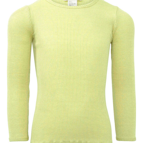 Minimalisma Bluse - Rib - Silke/Bomuld - Bergen - Lime