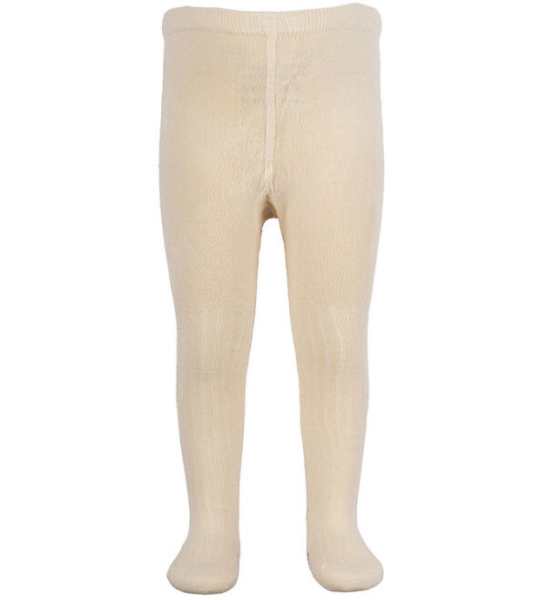 Minipop Strømpebukser - Bambus - Off White