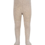 Minipop Strømpebukser - Bambus - Off White Melange
