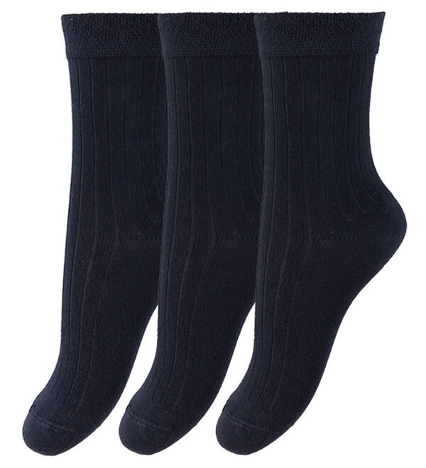 Minipop Strømper - Bambus - 3-pak - Navy Minipop Strømper - Bambus - 3-pak - Navy