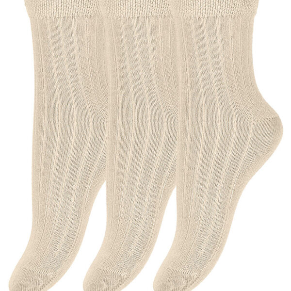 Minipop Strømper - Bambus - 3-pak - Off White