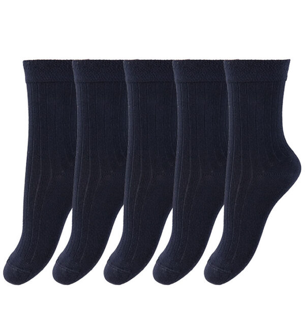 Minipop Strømper - Bambus - 5-pak - Navy Minipop Strømper - Bambus - 5-pak - Navy