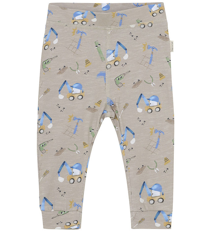 Minymo Bukser - Pure Cashmere m. Print Minymo Bukser - Pure Cashmere m. Print