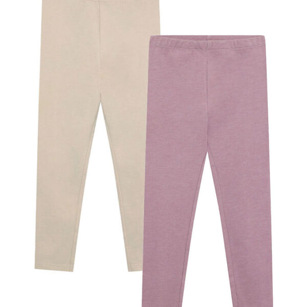 Minymo Leggings - AOP - 2-pak - Elderberry Minymo Leggings - AOP - 2-pak - Elderberry