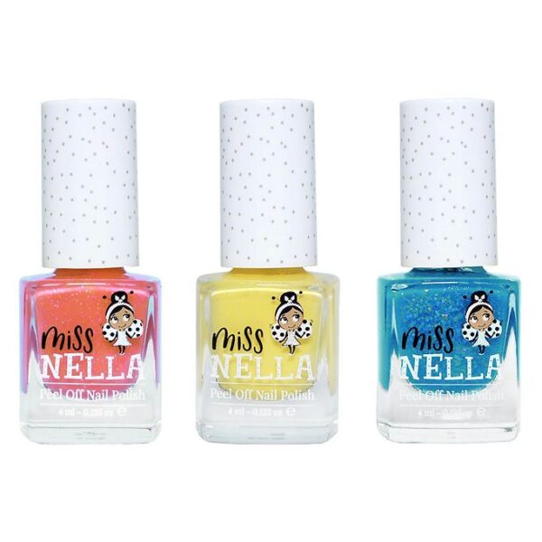 Miss Nella Neglelak - 3-pak - Banana Split/Under The Sea/Marshma