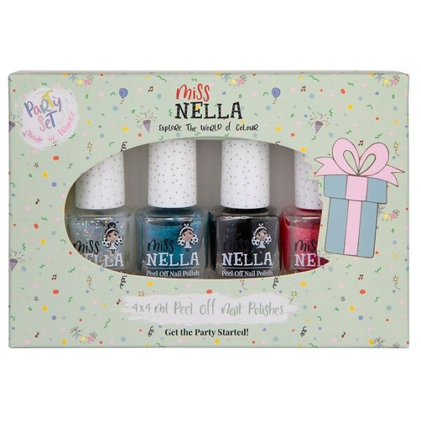 Miss Nella Neglelak - 4-pak - Party Set