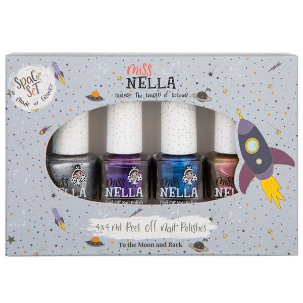 Miss Nella Neglelak - 4-pak - Space Set
