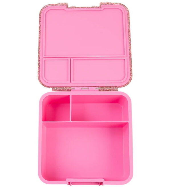 MontiiCo Madkasse m. 3 Rum - Bento Three - 1 l - Floss Glitter