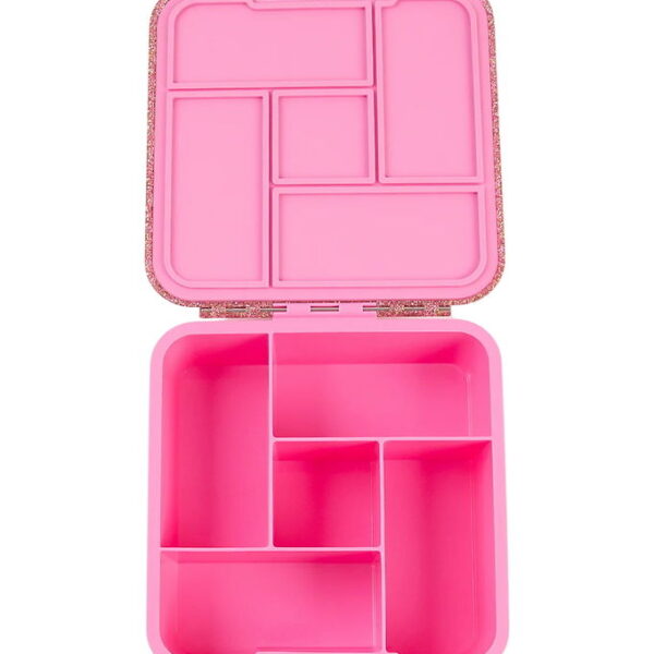 MontiiCo Madkasse m. 5 Rum - Bento Five - 980 ml - Floss Glitter