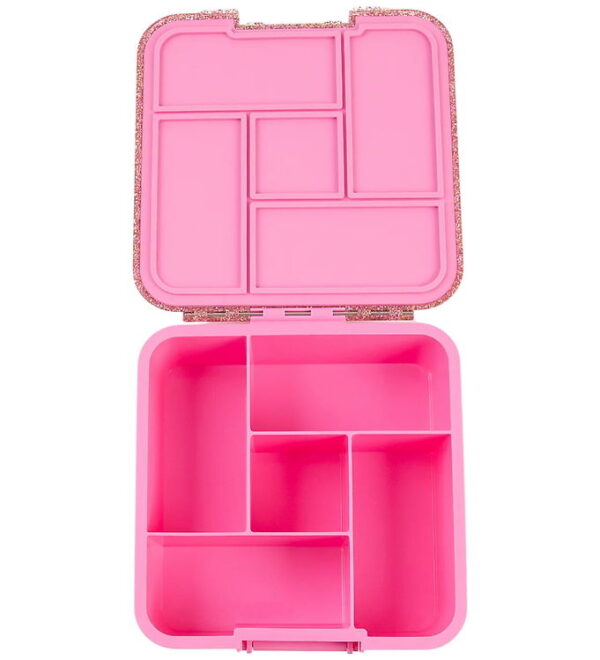 MontiiCo Madkasse m. 5 Rum - Bento Five - 980 ml - Floss Glitter