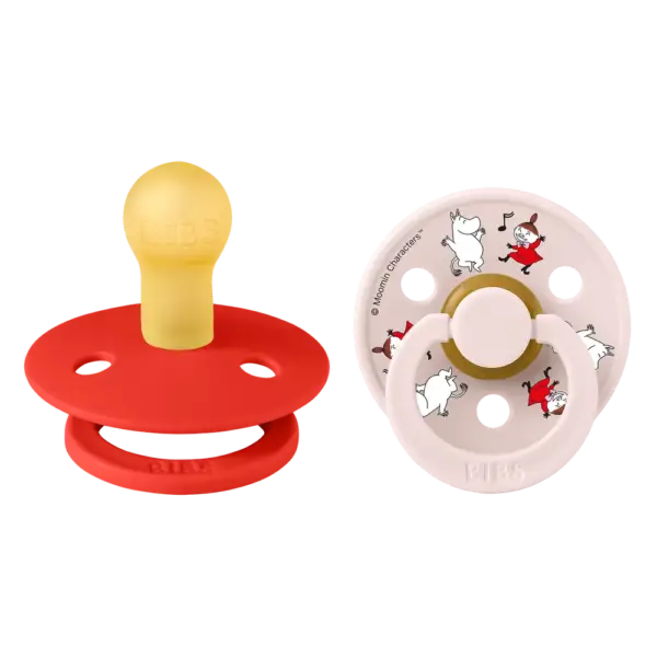 Moomins Colour Sut 2pk Latex Str 1 - Candy Apple