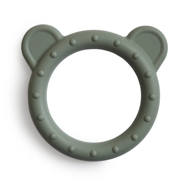 Mushie Teether Bear- Dried Thyme