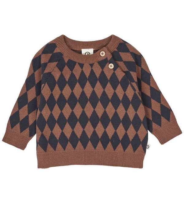 Müsli Bluse - Strik - Harlequin - Root Müsli Bluse - Strik - Harlequin - Root