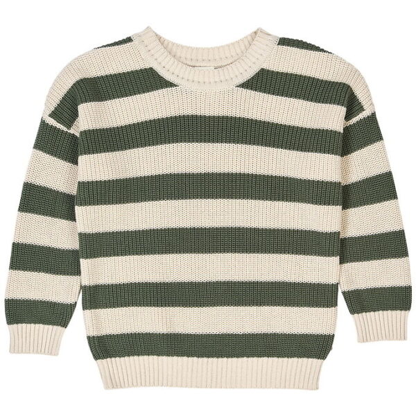 Müsli Bluse - Strik - Stripe - Oak