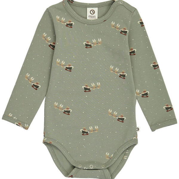 Müsli Body l/æ - Christmas - Shadow/Deep Green/Balsam Cream