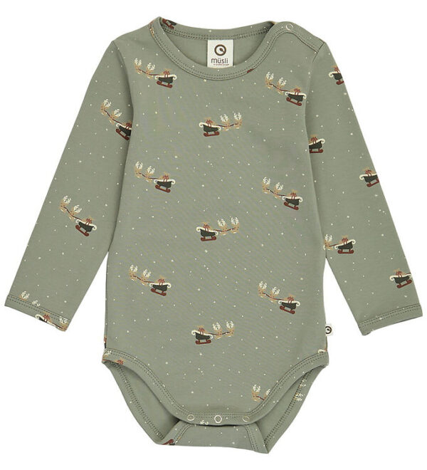 Müsli Body l/æ - Christmas - Shadow/Deep Green/Balsam Cream