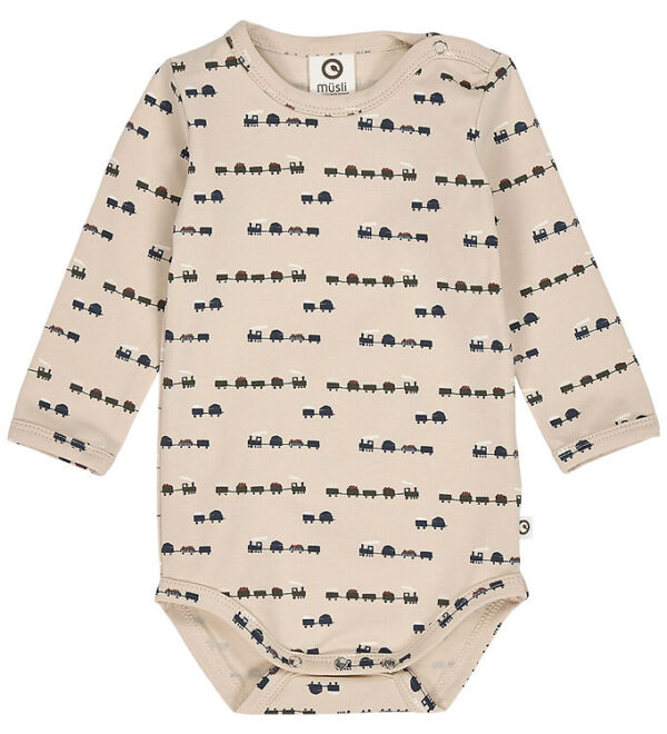 Müsli Body l/æ - Train - Oak/Root/Deep Green