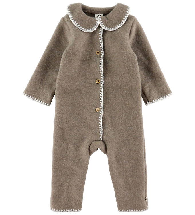 Müsli Køredragt - Uldfleece - Brown Melange Müsli Køredragt - Uldfleece - Brown Melange