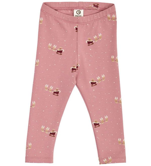 Müsli Leggings - Christmas - Nostalgia Rose/Cabernet/Balsam Crea