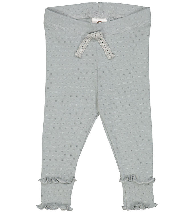 Müsli Leggings - Pointelle - Jasmin Blue