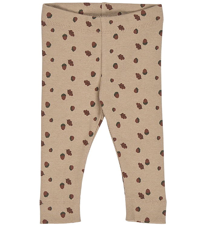 Müsli Leggings - Rib - Acorn - Beige/Root/Deep Green Müsli Leggings - Rib - Acorn - Beige/Root/Deep Green