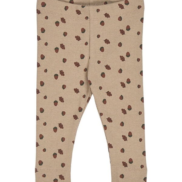 Müsli Leggings - Rib - Acorn - Beige/Root/Deep Green Müsli Leggings - Rib - Acorn - Beige/Root/Deep Green