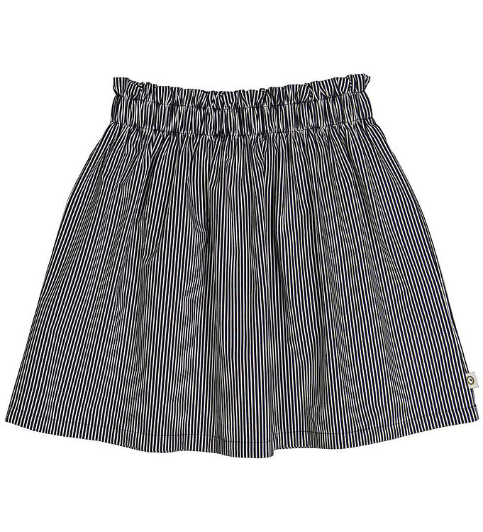 Müsli Nederdel - Poplin Stripe - Balsam Cream/Night Blue Müsli Nederdel - Poplin Stripe - Balsam Cream/Night Blue