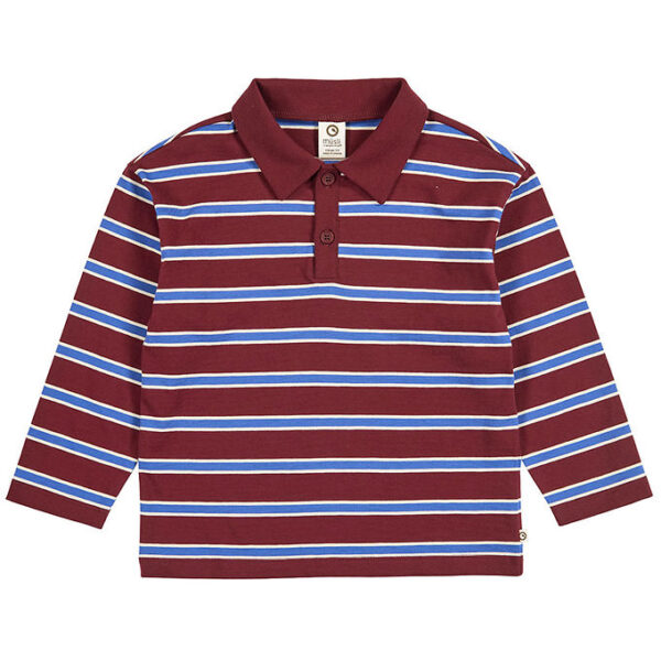 Müsli Polo - Clubhouse - Russet/ Azure blue/ Tofu