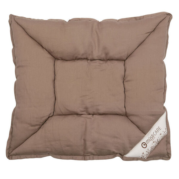 Müsli Pude - Satin - 45x40 cm - Kapok - Walnut